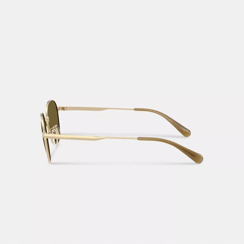 Metalowa zawieszka Okrągłe okulary przeciwsłoneczne