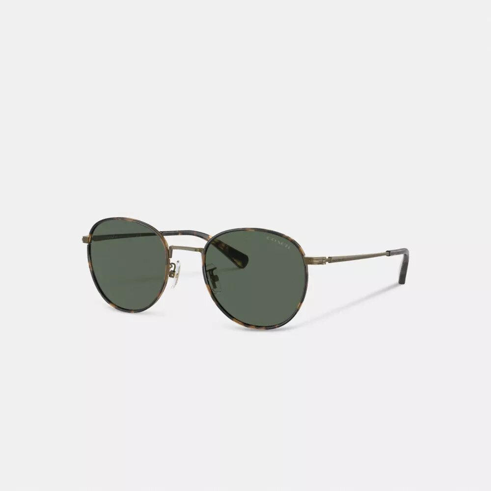 Metalowe okrągłe okulary przeciwsłoneczne Windsor