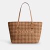 Miejska torba typu Shopper z nadrukiem w kratkę