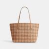 Miejska torba typu Shopper z nadrukiem w kratkę