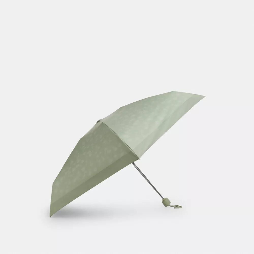 Mini parasolka z nadrukiem kwiatowym i ochroną przed promieniowaniem UV