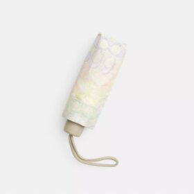 Mini parasolka z ochroną przed promieniowaniem UV w charakterystycznym wzorze Rainbow