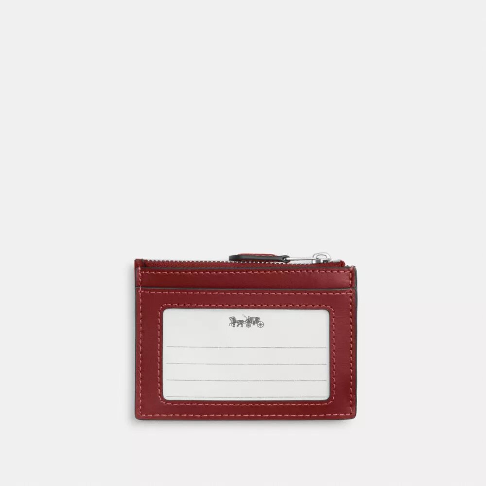 Mini portfel na dowód osobisty w stylu Signature Denim