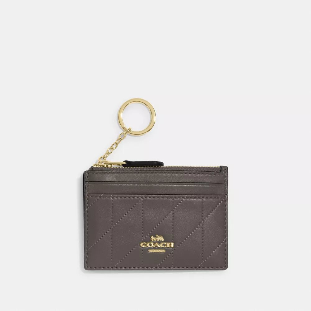 Mini Skinny Id Case z pikowaniem