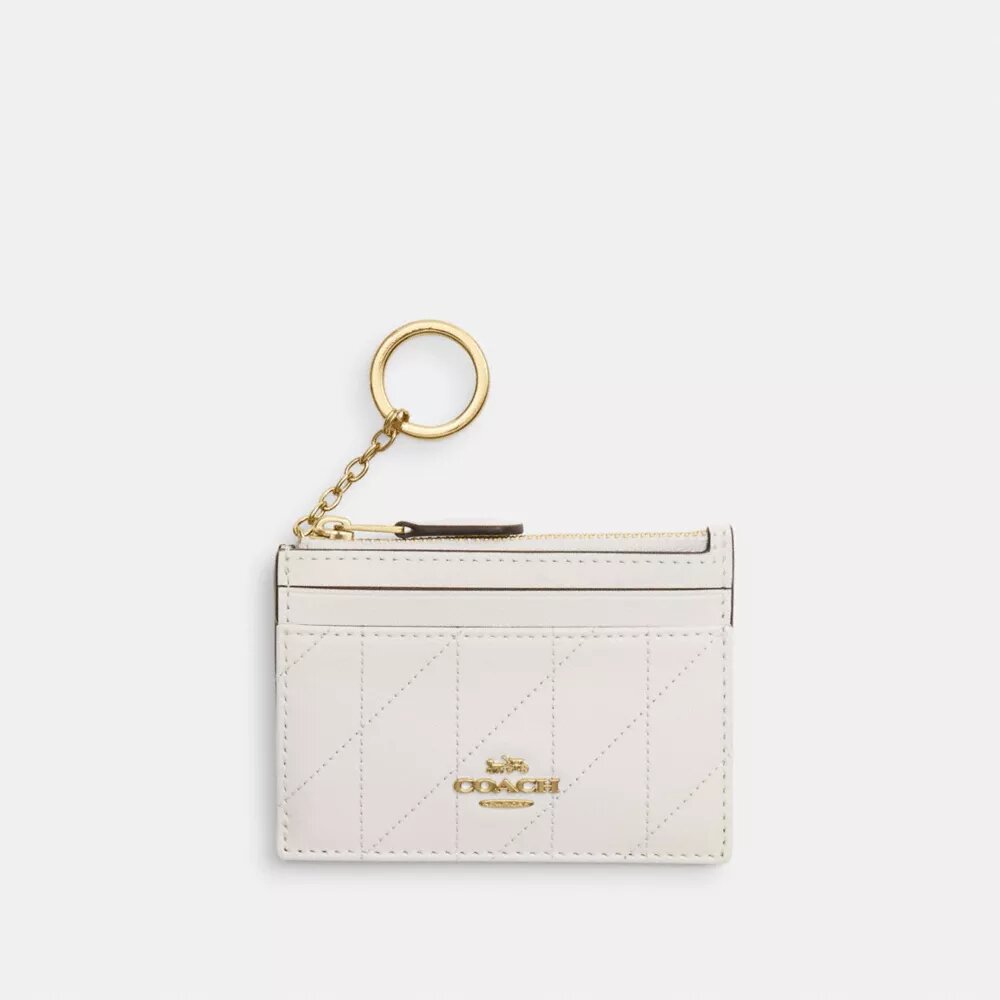 Mini Skinny Id Case z pikowaniem