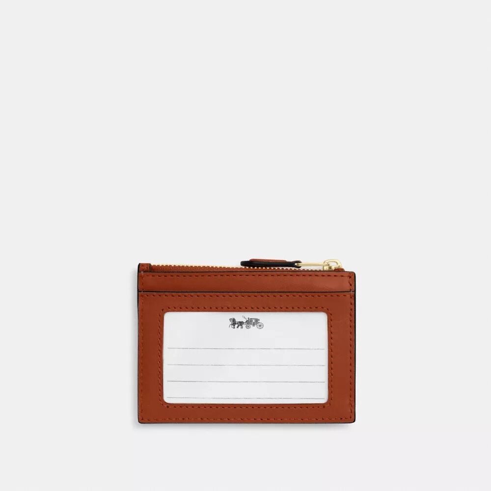 Mini Skinny Id Case z pikowaniem