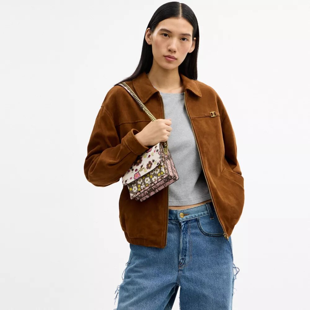 Mini torebka crossbody Klare z kwiatowym nadrukiem