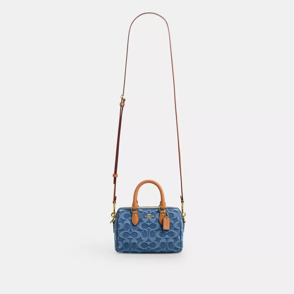 Mini torebka crossbody Rowan z charakterystycznego dżinsu