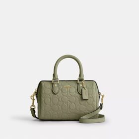 Mini torebka crossbody Rowan z charakterystycznej skóry