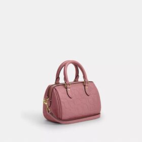 Mini torebka crossbody Rowan z charakterystycznej skóry