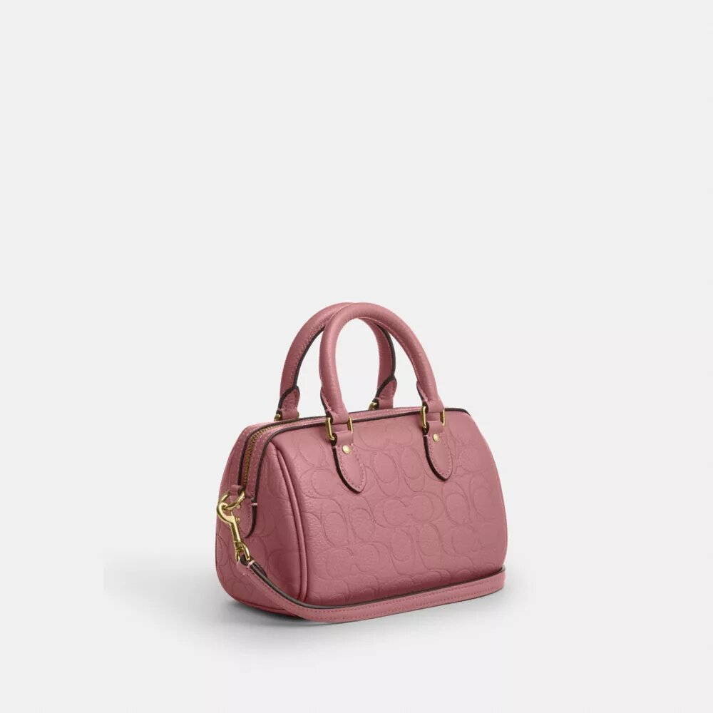 Mini torebka crossbody Rowan z charakterystycznej skóry