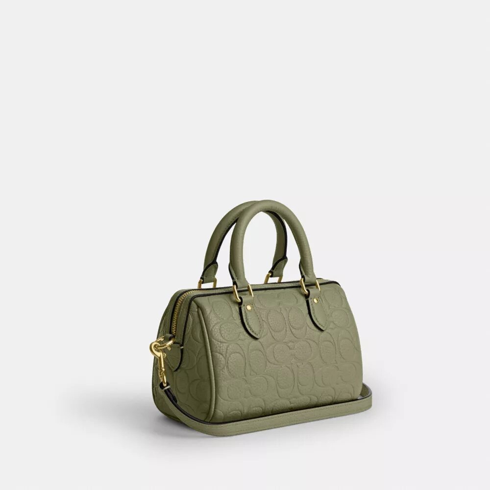 Mini torebka crossbody Rowan z charakterystycznej skóry