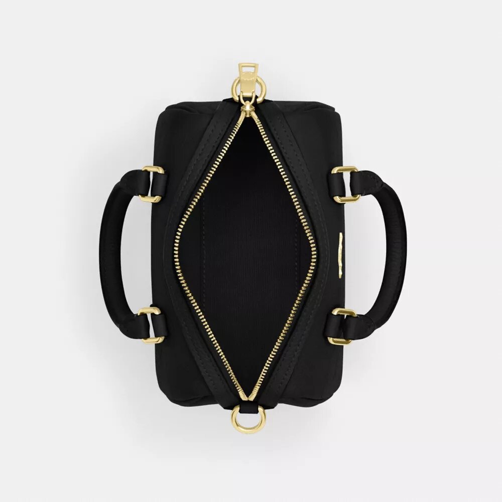Mini torebka crossbody Rowan z charakterystycznej skóry