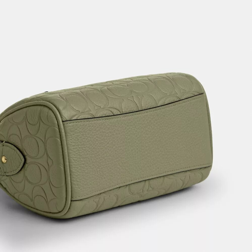 Mini torebka crossbody Rowan z charakterystycznej skóry