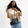 Mini torebka crossbody Rowan z charakterystycznej skóry