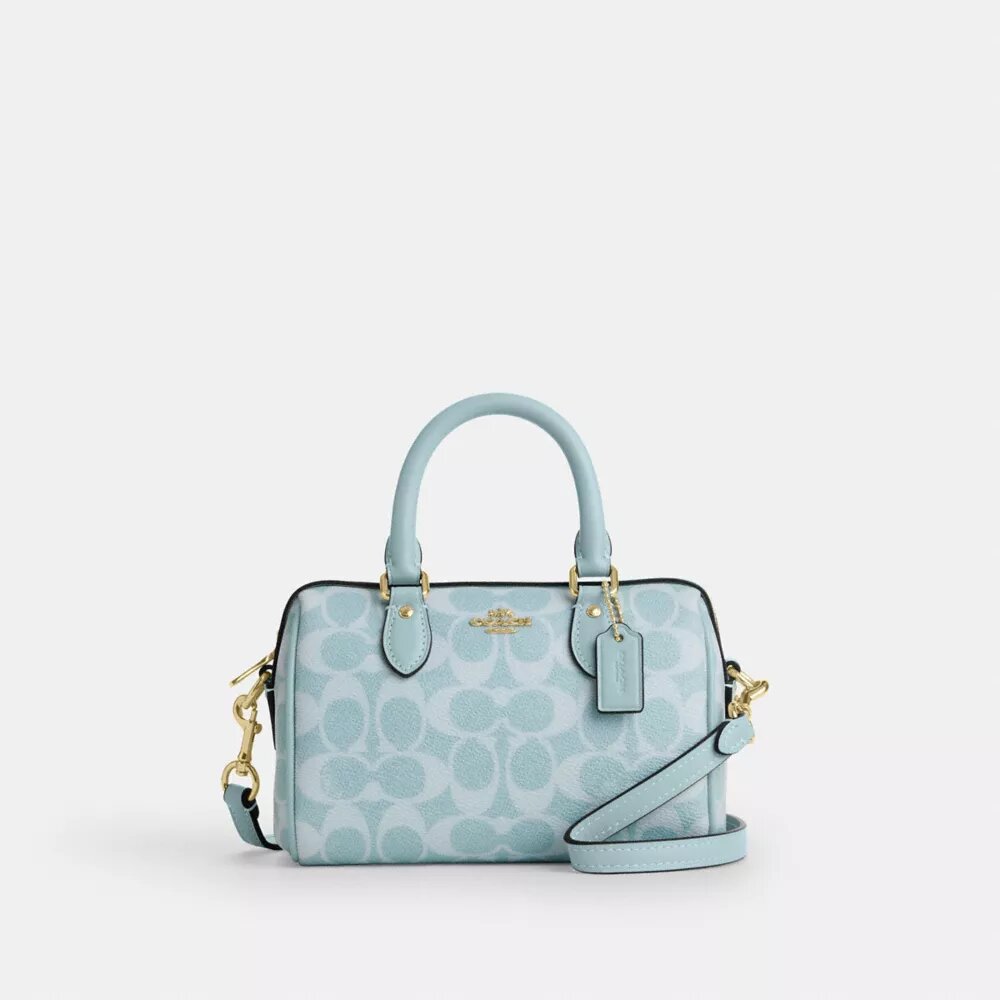 Mini torebka crossbody Rowan z Signature Canvas
