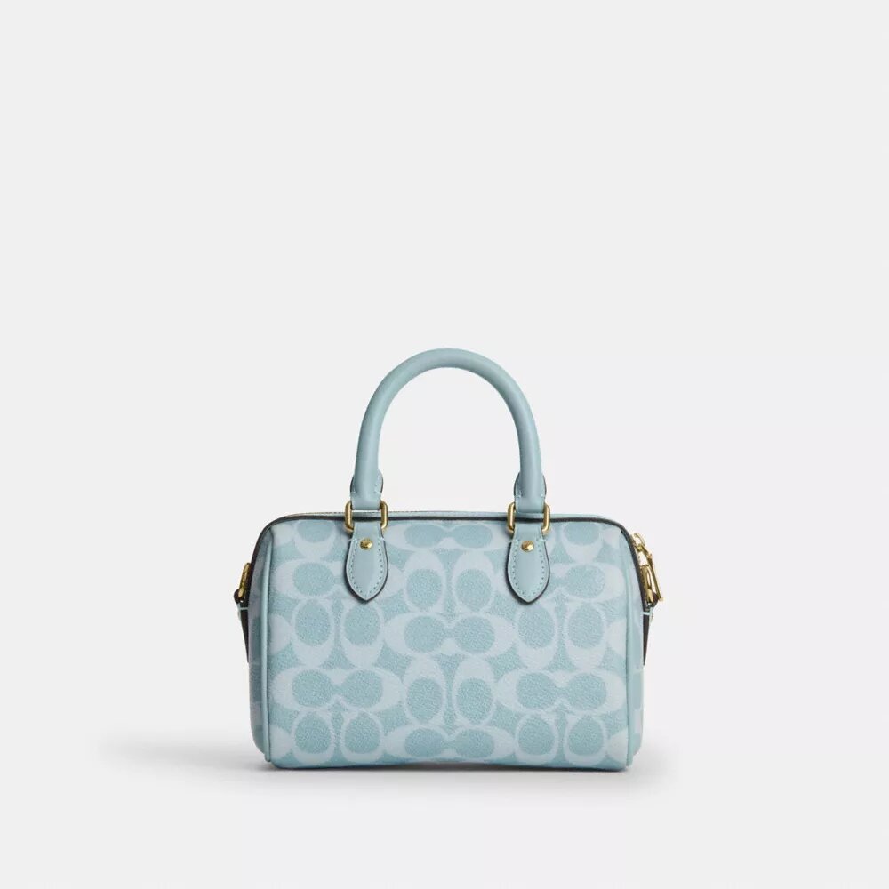 Mini torebka crossbody Rowan z Signature Canvas
