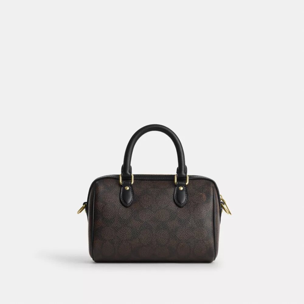 Mini torebka crossbody Rowan z Signature Canvas