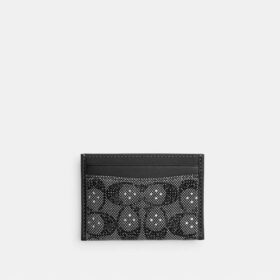 Niezbędny etui na karty z charakterystycznym żakardem Crystal