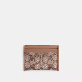 Niezbędny etui na karty z charakterystycznym żakardem Crystal