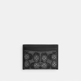 Niezbędny etui na karty z charakterystycznym żakardem Crystal