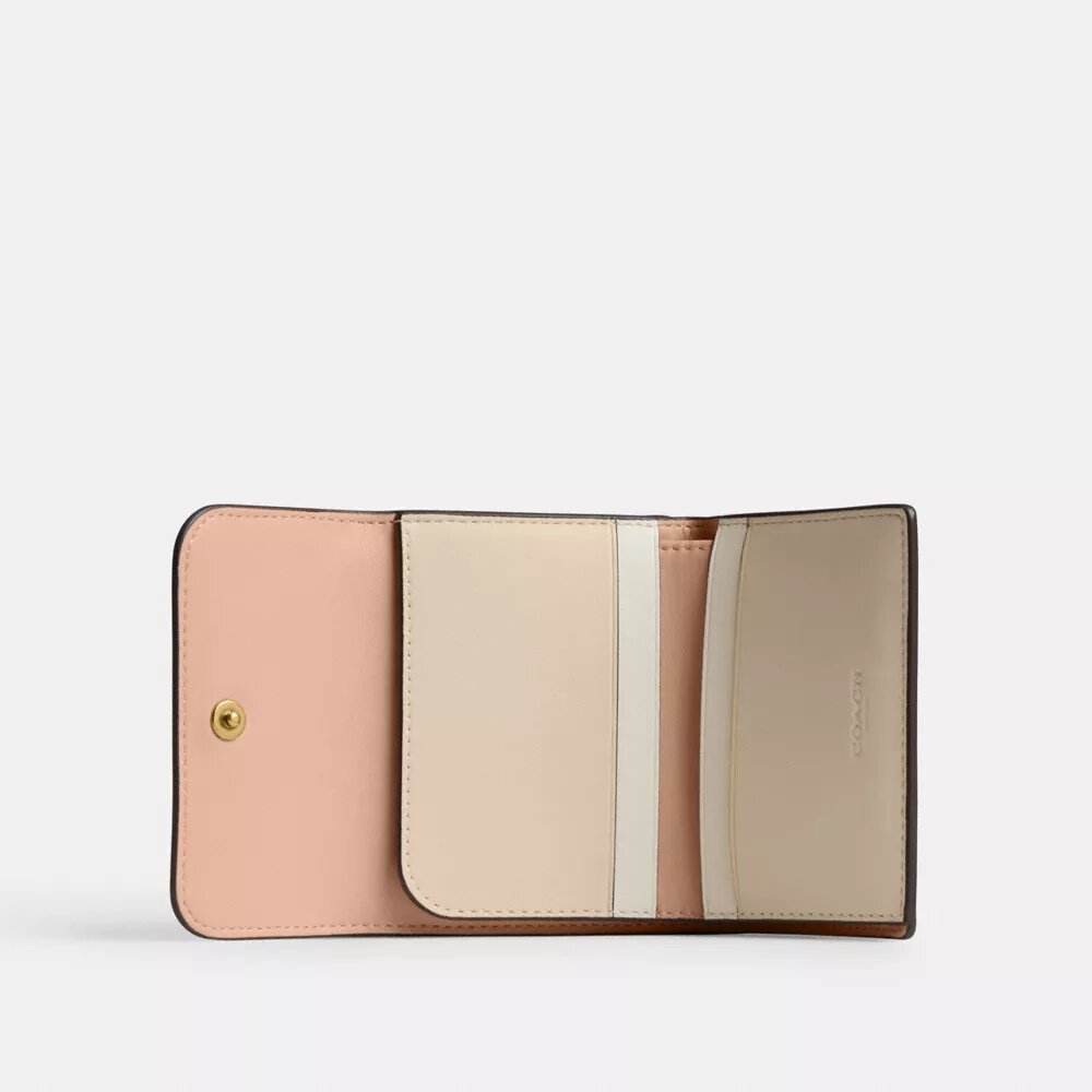 Niezbędny portfel na karty w stylu colorblock