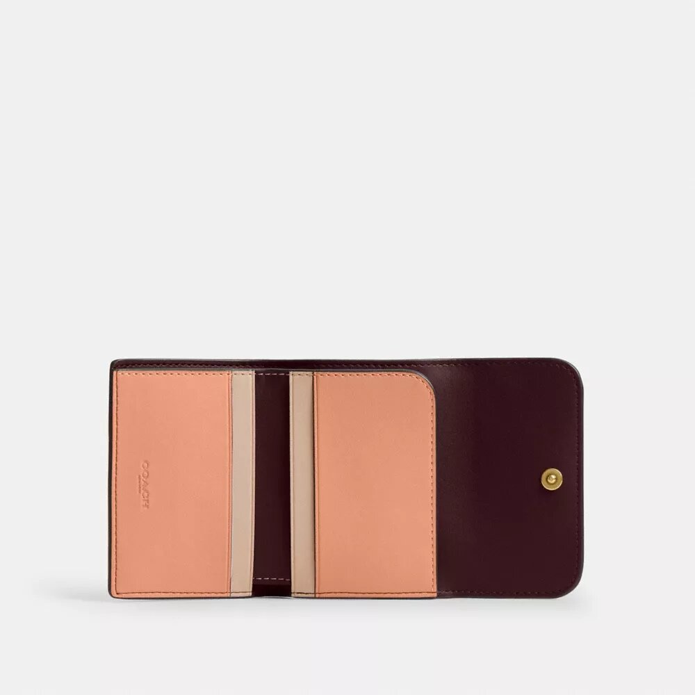 Niezbędny portfel na karty w stylu colorblock