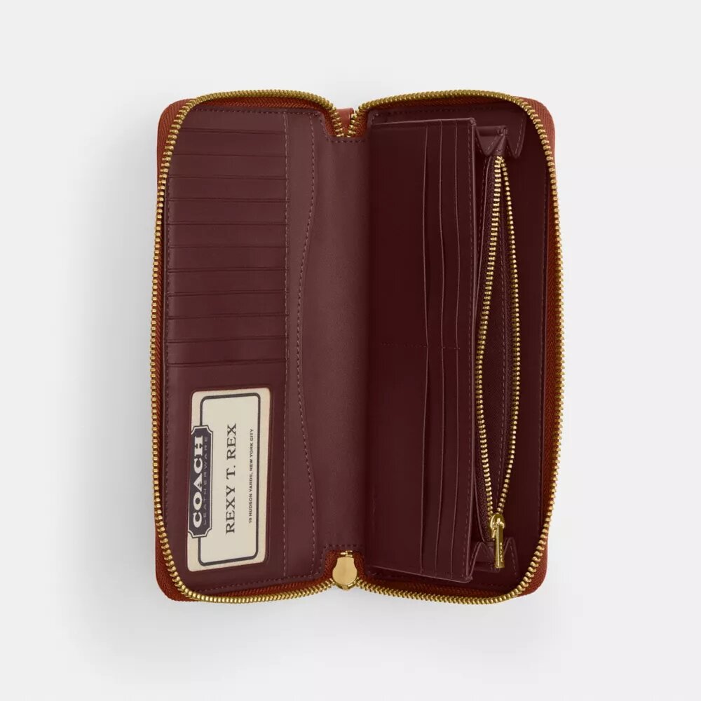 Niezbędny portfel typu continental z Signature Canvas
