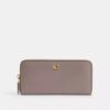 Niezbędny, smukły portfel harmonijkowy z zamkiem błyskawicznym