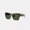Okulary przeciwsłoneczne typu „cat eye” w stylu oversize