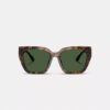 Okulary przeciwsłoneczne typu „cat eye” w stylu oversize