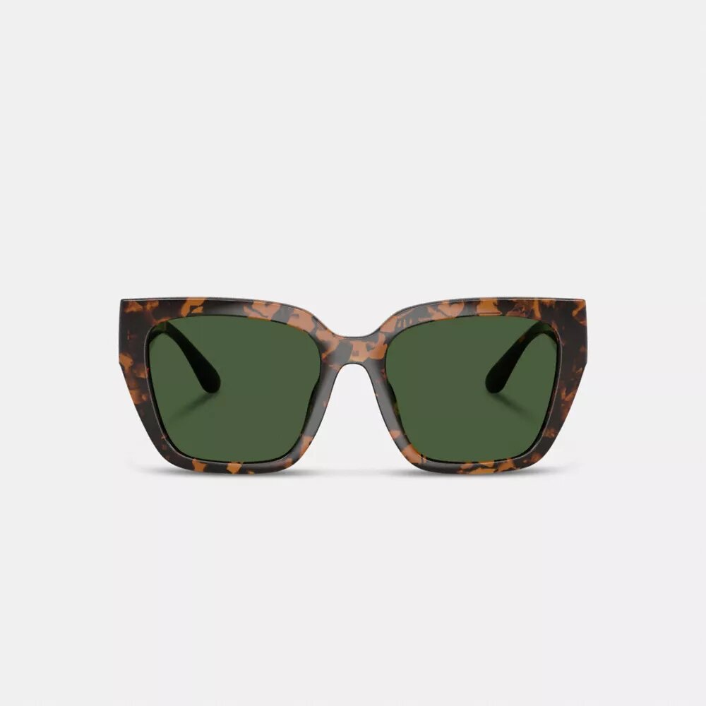 Okulary przeciwsłoneczne typu „cat eye” w stylu oversize
