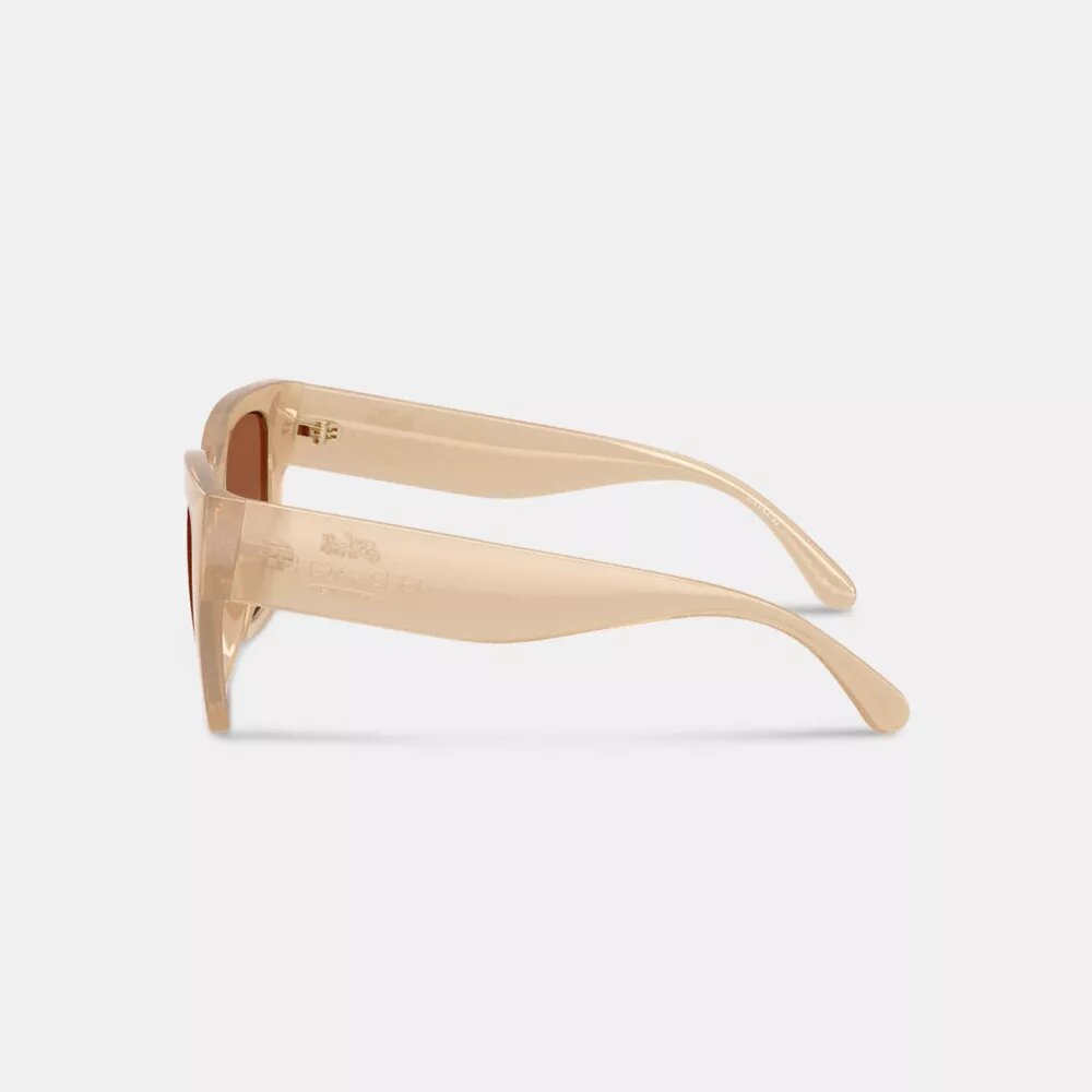 Okulary przeciwsłoneczne typu „cat eye” w stylu oversize