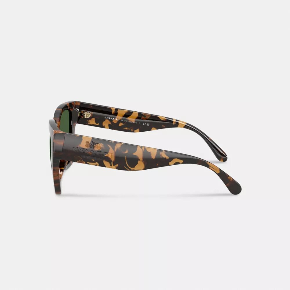 Okulary przeciwsłoneczne typu „cat eye” w stylu oversize