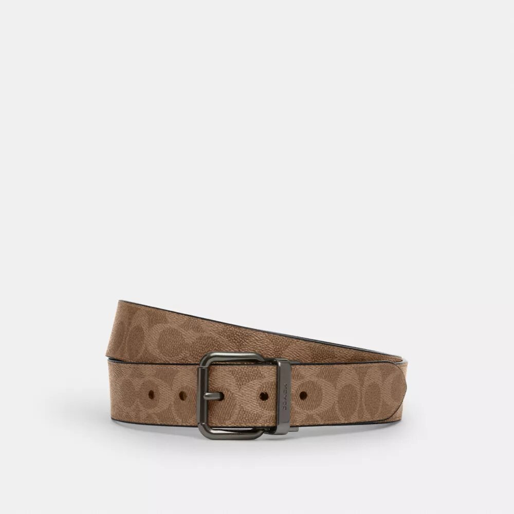 Pas dwustronny z klamrą rolkową, przycinany na wymiar, 38 mm