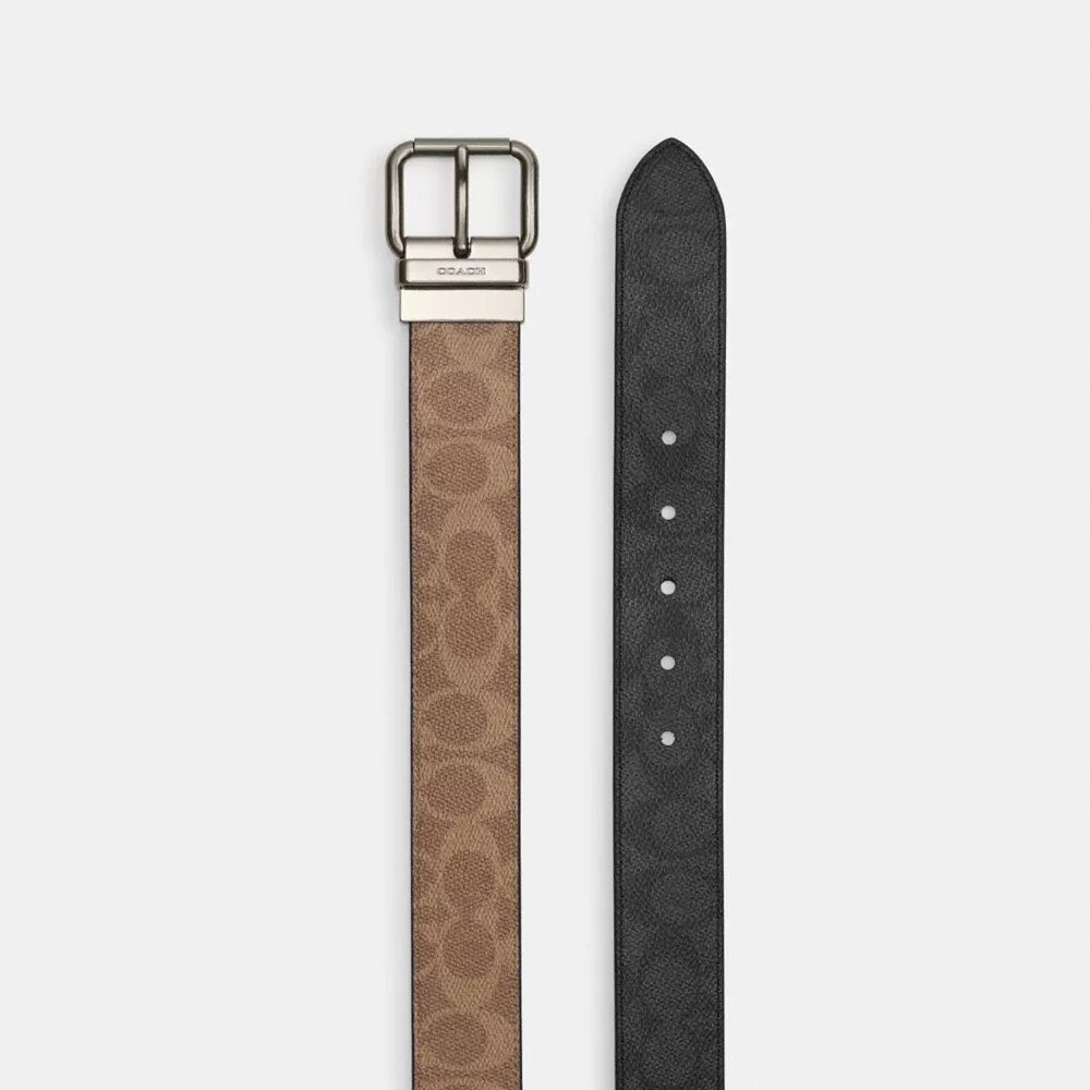 Pas dwustronny z klamrą rolkową, przycinany na wymiar, 38 mm