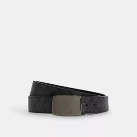 Pas dwustronny z klamrą typu „harness” i tabliczką w pudełku, do przycięcia na wymiar, 38 mm