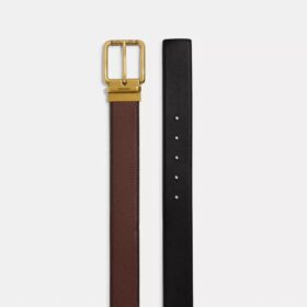 Pasek dwustronny z kwadratową klamrą rolkową, przycinany na wymiar, 38 mm