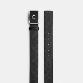 Pasek z charakterystyczną klamrą z tabliczką, 38 mm