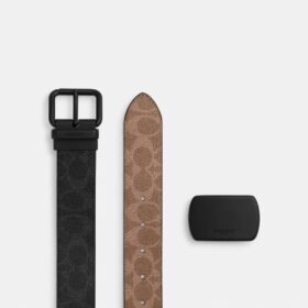 Pasek z klamrą rolkową w pudełkowym stylu, dwustronny, do przycięcia na wymiar, 38 mm