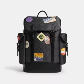 Plecak Hitch z Signature Canvas z naszywkami