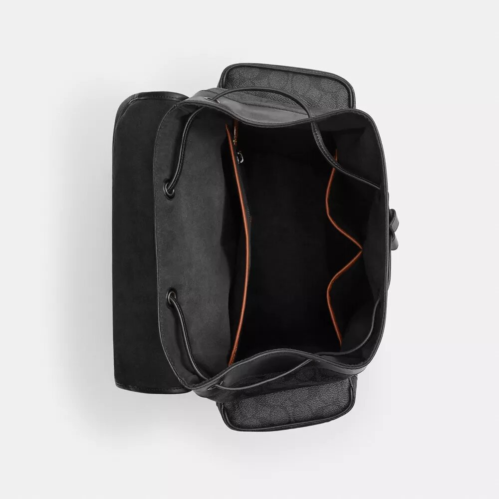 Plecak Hitch z Signature Canvas z naszywkami
