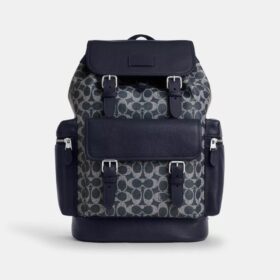 Plecak Sprint z Signature Canvas w stylu colorblock