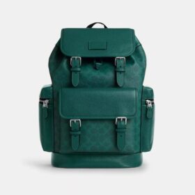 Plecak Sprint z Signature Canvas w stylu colorblock