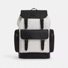 Plecak Sprint z Signature Canvas w stylu colorblock