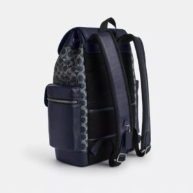 Plecak Sprint z Signature Canvas w stylu colorblock