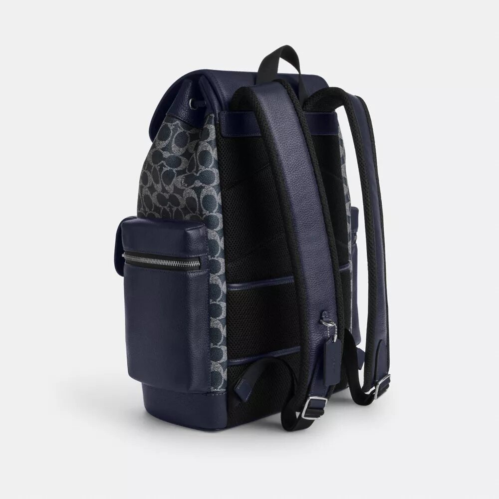Plecak Sprint z Signature Canvas w stylu colorblock