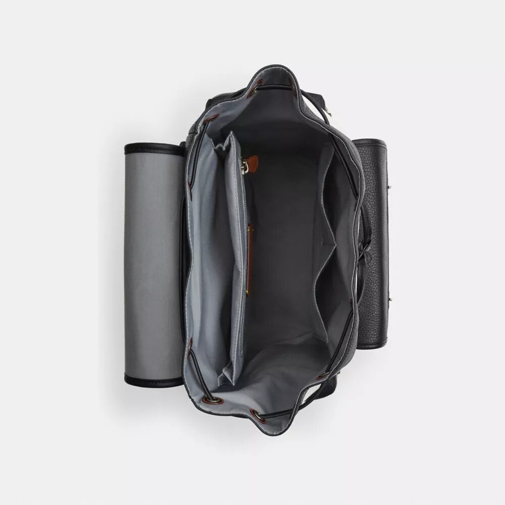 Plecak Sprint z Signature Canvas w stylu colorblock