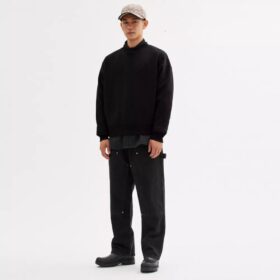 Podstawowa bluza crewneck z okrągłym dekoltem