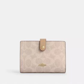 Portfel 2 w 1 z Signature Canvas w blokowe wzory